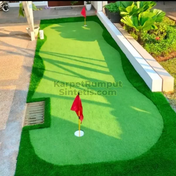 Rumput Lapangan Mini Golf - Karpet Rumput Sintetis 1