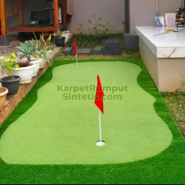 Rumput Lapangan Mini Golf - Karpet Rumput Sintetis 3