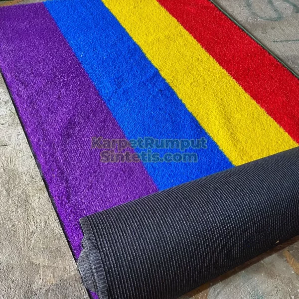 Rumput Sintetis Pelangi - Karpet Rumput Sintetis 3